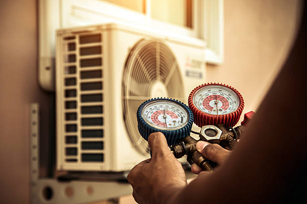 Professional Ductwork Repair technician working in Trinity, TX